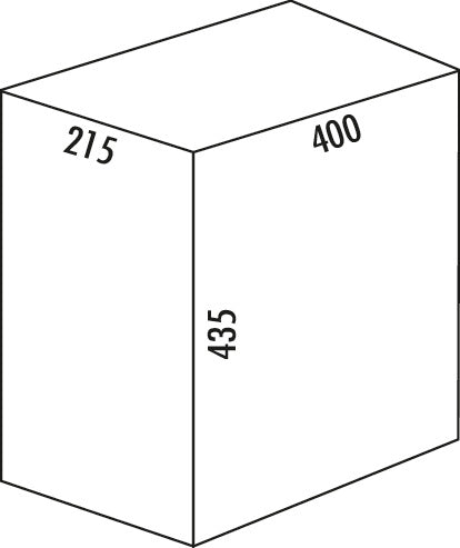 Naber | Vario 1 plus Abfallsammler für Schwenktechnik alu grau