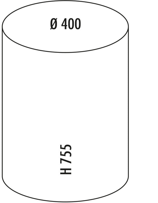 Wesco | Kickboy®, freistehender Behälter, mandel