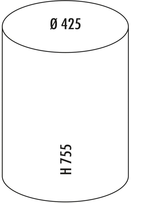 Wesco | Pushboy®, freistehender Behälter, schwarz