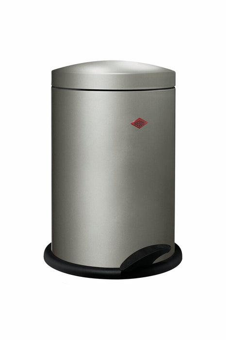 Wesco | Tretabfallsammler 116, freistehender Behälter, neusilber