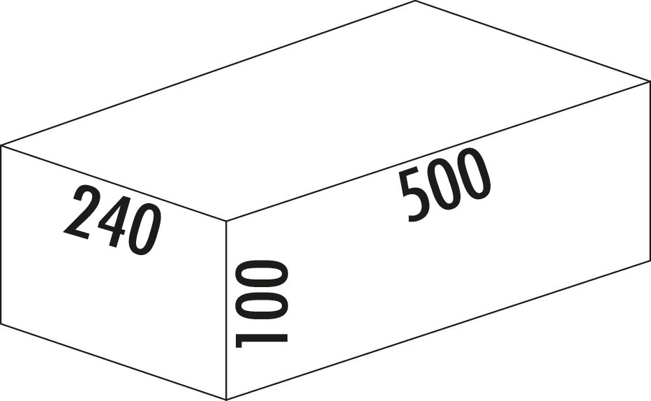 Naber | Cox Board® 500 Abfallsammler für Frontauszüge anthrazit