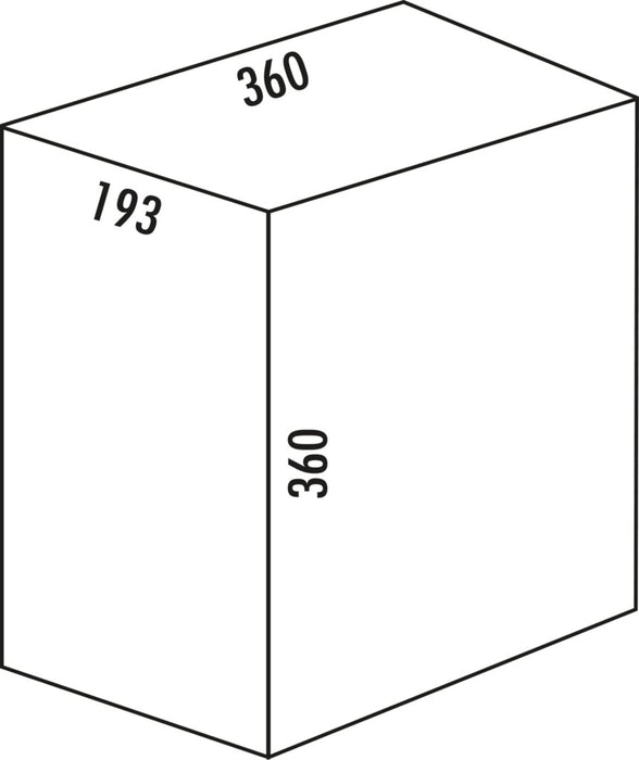Naber | Ersatzbehälter | weiß | 19 Liter