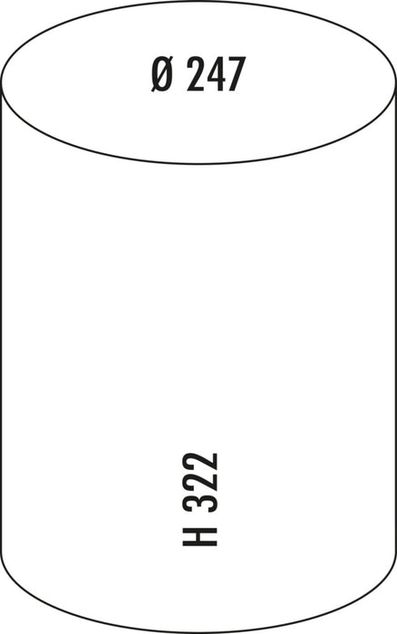 Naber | Ersatzbehälter | schwarz | 13 Liter