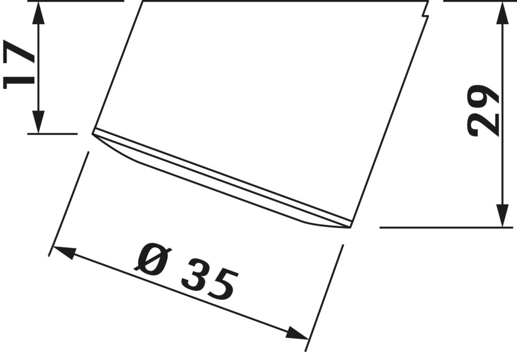 Naber | Slash Schalter Edelstahl