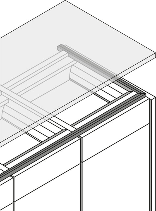 Naber | Lichtprofil LED Ambiente Leuchte alufarbig