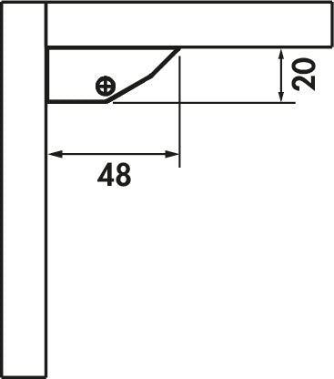 Naber | Derby Farbwechsel LED Unterboden Nischenleuchte L 950 mm 54 LED 12,96 W