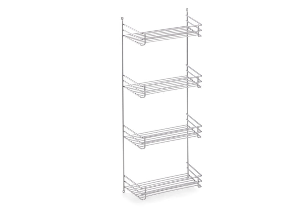 Kesseböhmer | Besenschrank-Regal | Schrankausstattung | silber