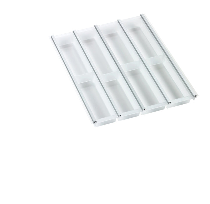 Naber | Cuisio 50 | Besteckeinsatz Besteckkasten | weiß transluzent