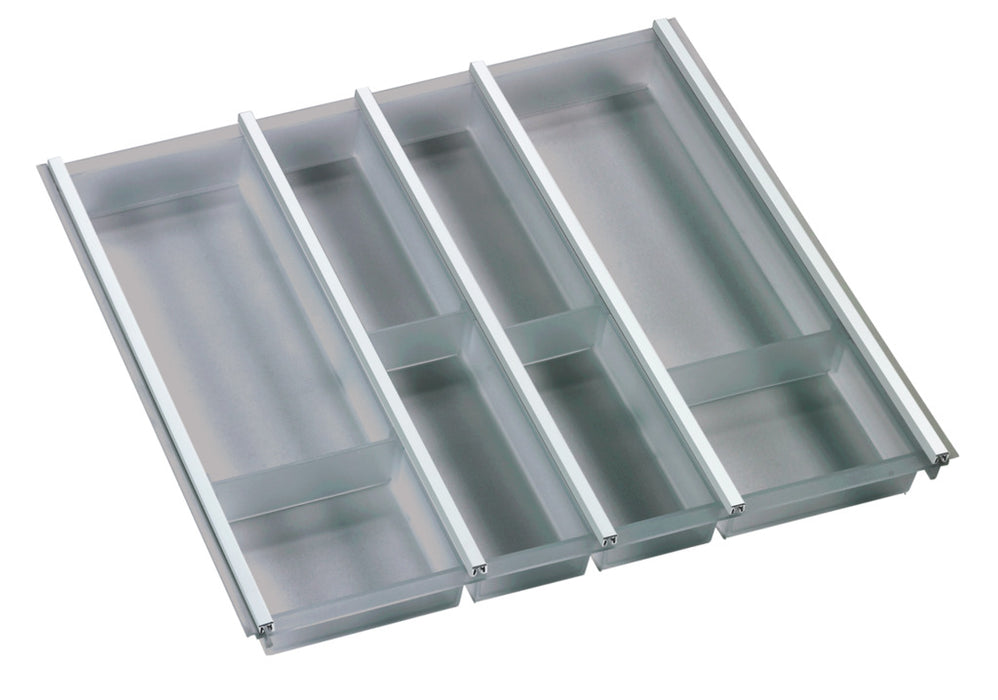 Naber | Cuisio 60 | Besteckeinsatz Besteckkasten | graphit transluzent