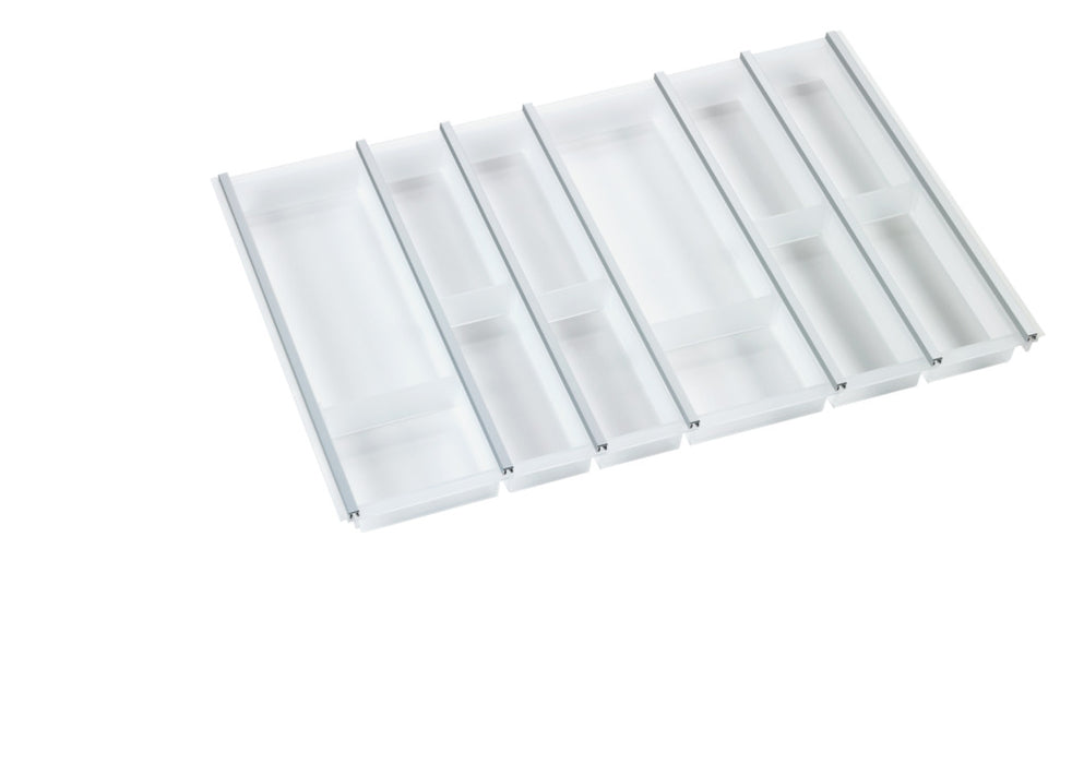 Naber | Cuisio 80 | Besteckeinsatz Besteckkasten | weiß transluzent