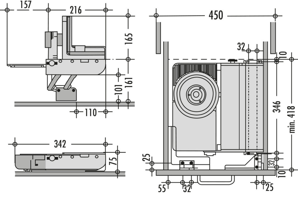 ritter | MultiSchneider AES 72 SR | Allesschneider | silbermetallic | Schneidgut