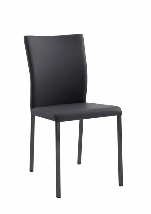 Naber | Daimo 1K, Stuhl, Gestell schwarz, Bezug anthrazit dunkel (28005)