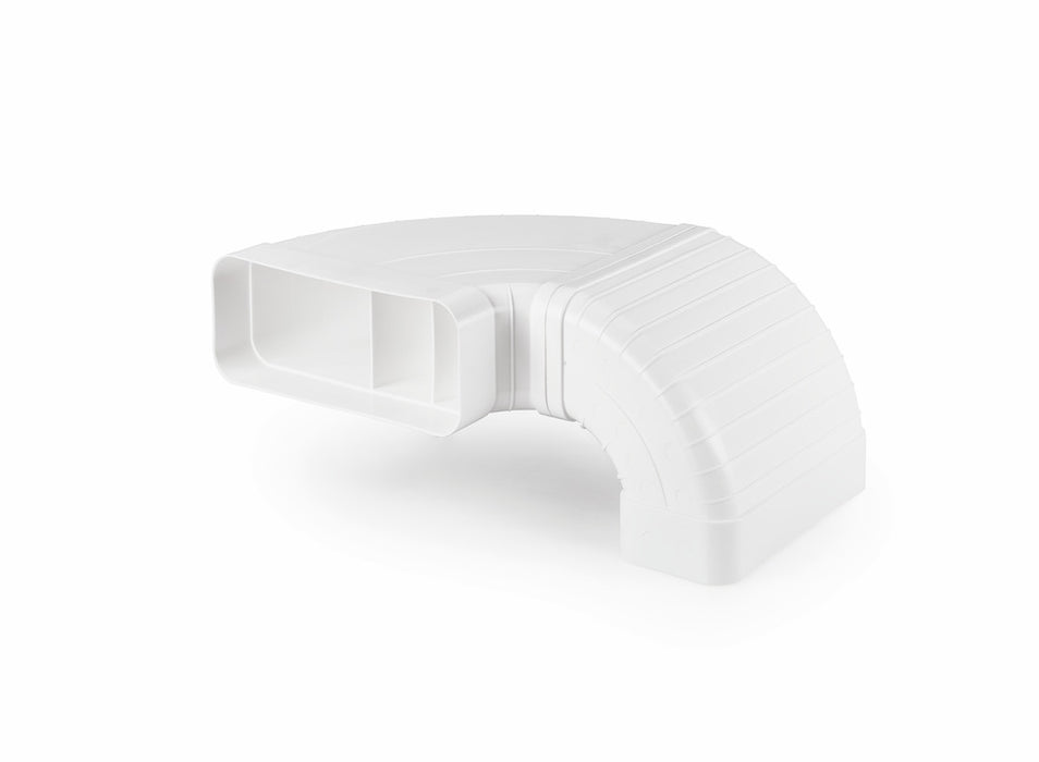 Naber | flow 150 Rohrset für Muldenlüfter | Abluft-Set | weiß