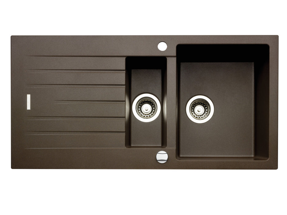 Naber | Angola 150 | Einbauspüle Küchenspüle Spülbecken | Granit espresso