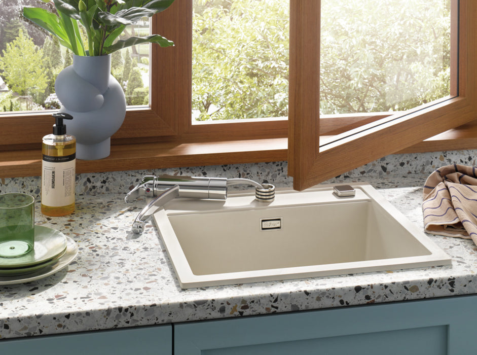 Naber | Angola 56 | Einbauspüle Küchenspüle Spülbecken | Granit magnolia