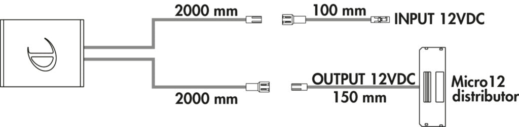 Naber | LED Touch Schalter silberfarbig