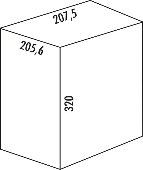 Naber | Cabbi® Systembehälter | mit gelbem Griff | 9 Liter
