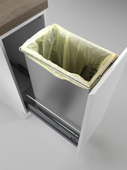 Naber | Cox® Giallo Abfallsammler für vorhandene Auszüge silber