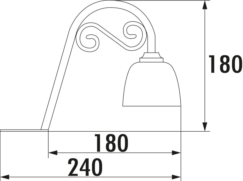 Naber | Flora LED Decken-/Oberboden-/Kücheninselleuchte altsilber