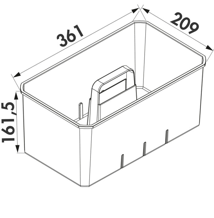 Naber | Cox Work® Blues | Utensilienbox | Set-1 | inkl. Kleinteilebox