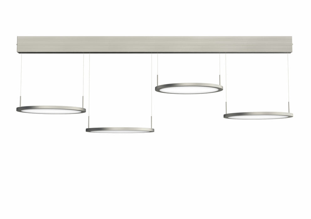 Naber | Plate 4 LED Pendelleuchte edelstahlfbg. eloxiert