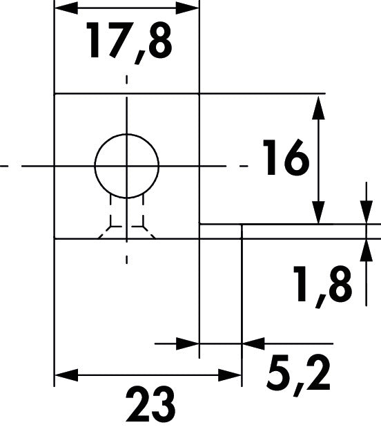 Naber | Cubo Streben Set 300 | Regalsystem | schwarz matt