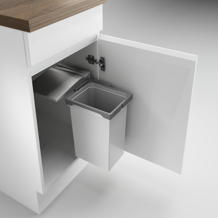 Naber | Cox® Beep 400 Abfallsammler für Schwenktechnik hellgrau 390 mm 10 l