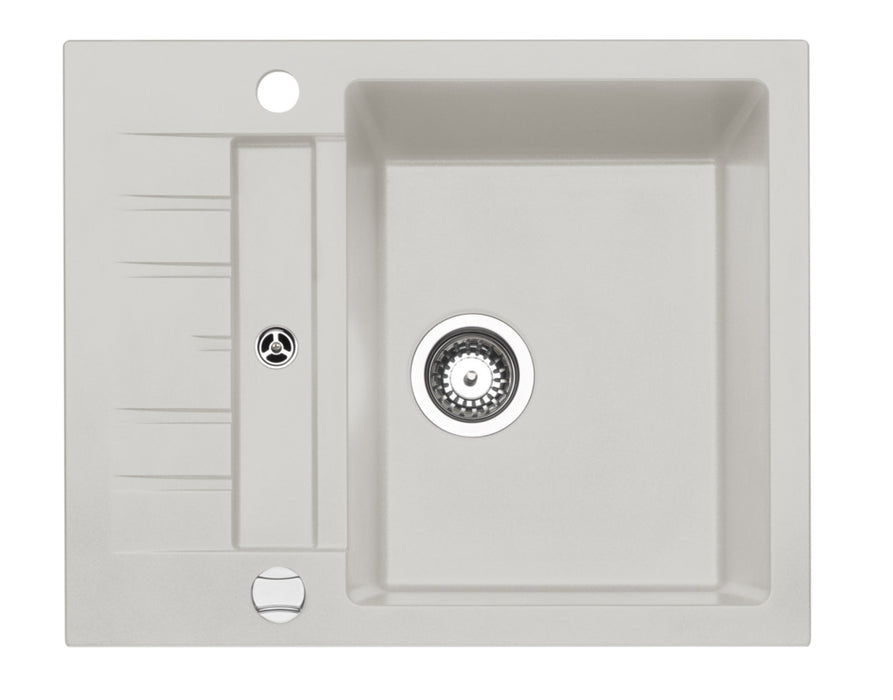 Naber | Corto 615 | Einbauspüle Küchenspüle Spülbecken | Granit magnolia