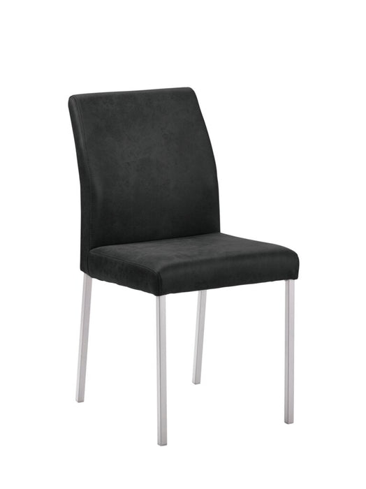 Naber | Barile 1WS, Stuhl, Gestell Edelstahl, Bezug schiefergrau (34351)