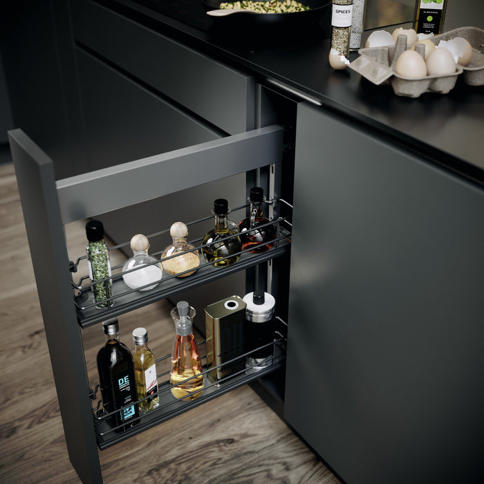 Naber | VS SUB/TAL Side Premea Korb-Set, Ablageelement, anthrazit