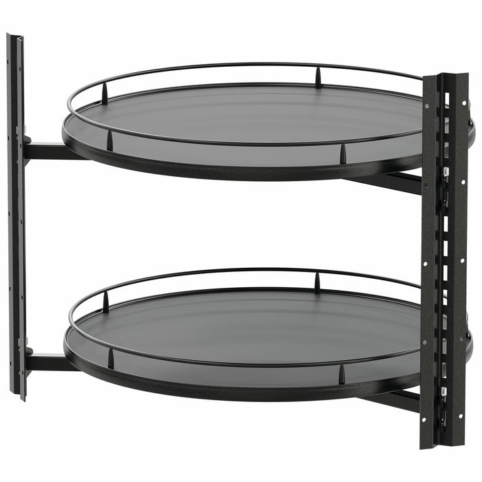 Naber | VS COR Wheel Pro, Eckschrank-Drehbeschlag, 900 x 900 mm Schrank, 4/4, 2 Stk., anthrazit