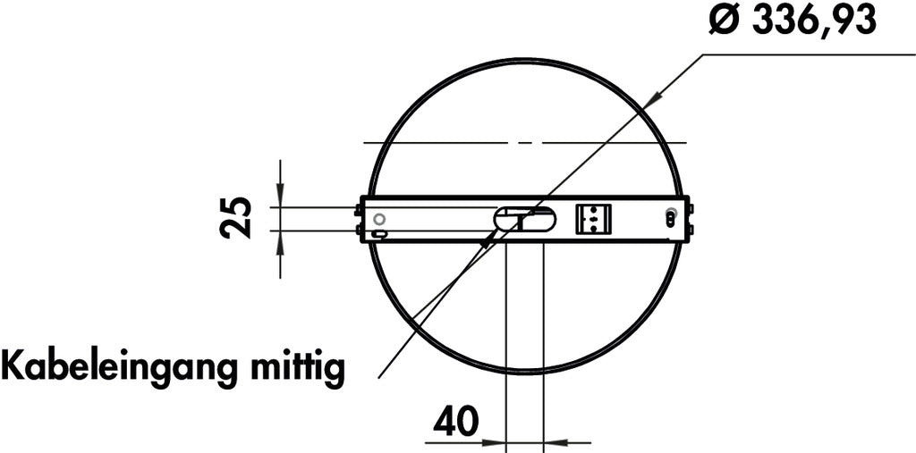 Naber | Plate 1R LED Pendelleuchte edelstahlfbg. eloxiert