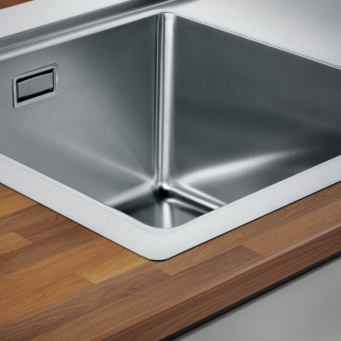 Naber | Corno Ora | Einbauspüle Küchenspüle | Edelstahl | Becken links