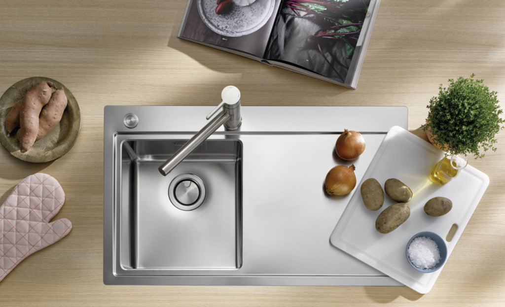 Naber | Corno Ora | Einbauspüle Küchenspüle | Edelstahl | Becken links