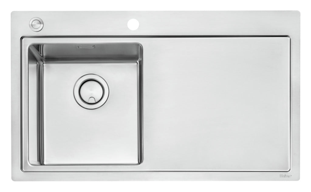 Naber | Corno Ora | Einbauspüle Küchenspüle | Edelstahl | Becken links