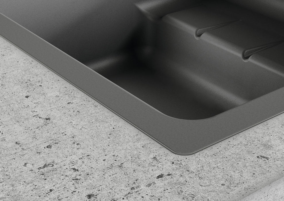 Villeroy & Boch | PickUP F | Einbauspüle Küchenspüle Keramik | schiefer