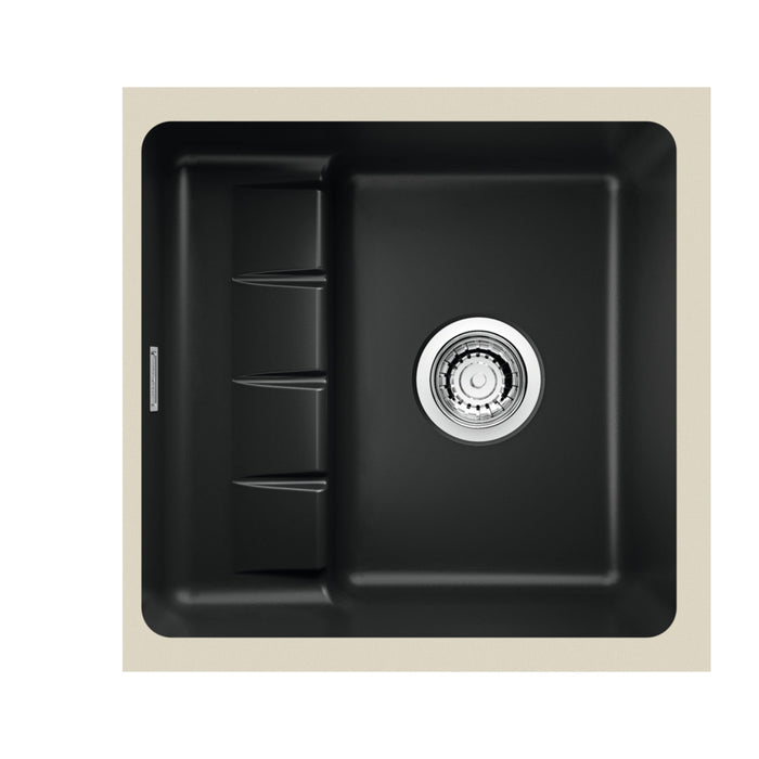 Villeroy & Boch | PickUP U | Unterbaubecken | Keramik | nero