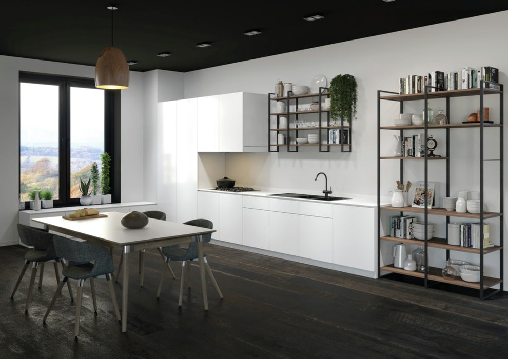 Kesseböhmer | YouK Regalsystem | T 200 mm | H 905 mm | mit 4 Ablageaufnahmen