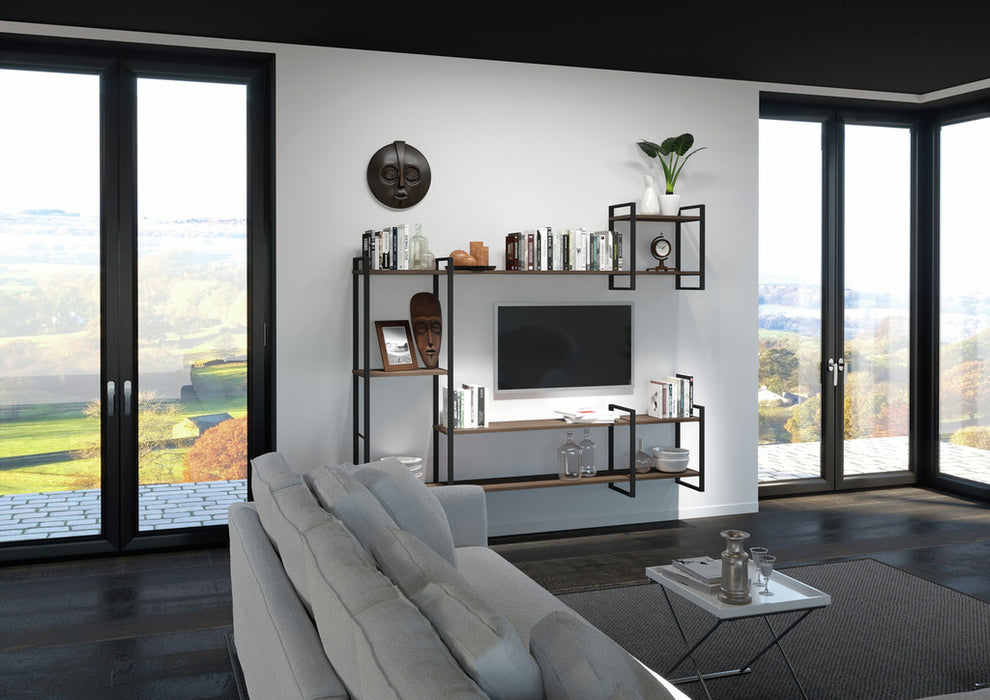 Kesseböhmer | YouK Regalsystem | T 200 mm | H 905 mm | mit 4 Ablageaufnahmen