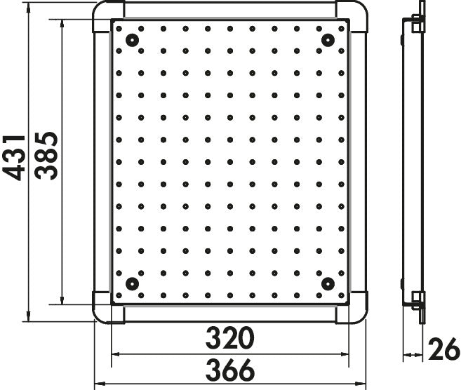 Naber | Abtropftablett groß | Edelstahl | Spüle
