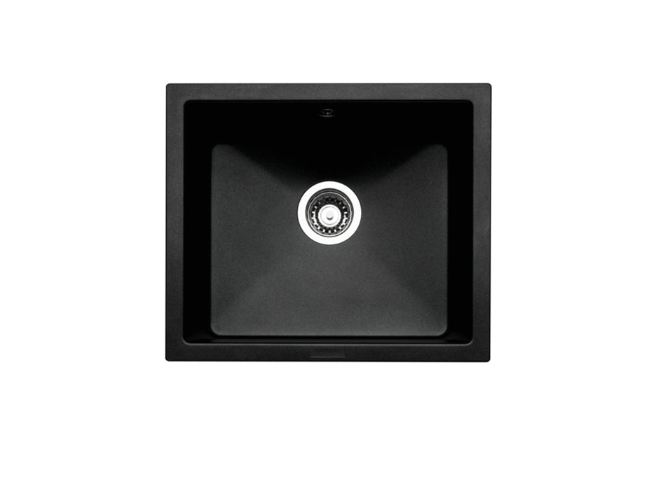 Naber | Singoli 600 | Unterbaubecken Einbauspüle | Granit nero