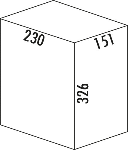 Naber | Cox® Systembehälter | anthrazit | 7,5 Liter