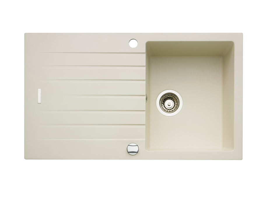 Naber | Angola 100 – Set inkl. Gramix 1 Hochdruck-Armatur, Spüle, granit magnolia