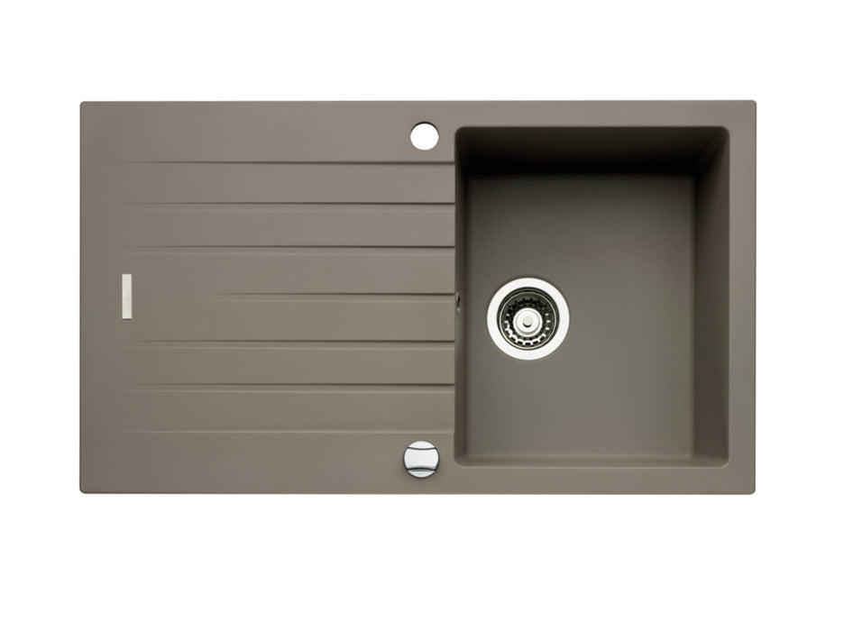 Naber | Angola 100 – Set inkl. Gramix 1 Hochdruck-Armatur, Spüle, granit concrete