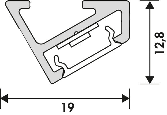 Naber | Vidula Farbwechsel LED | Langfeldleuchte | schwarz matt | L 1500 mm
