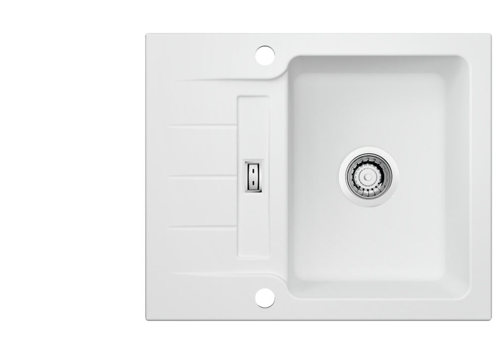 Naber | LineUP 2E | Einbauspüle | weiß matt