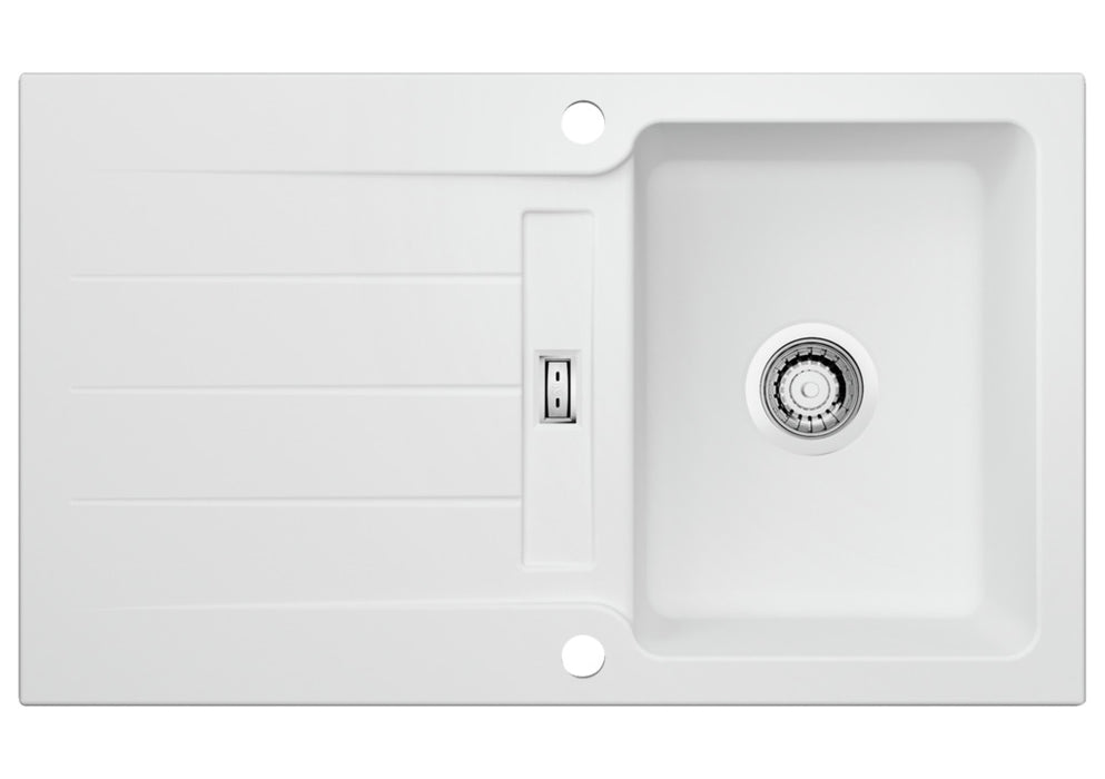 Naber | LineUP 1E | Einbauspüle | weiß matt