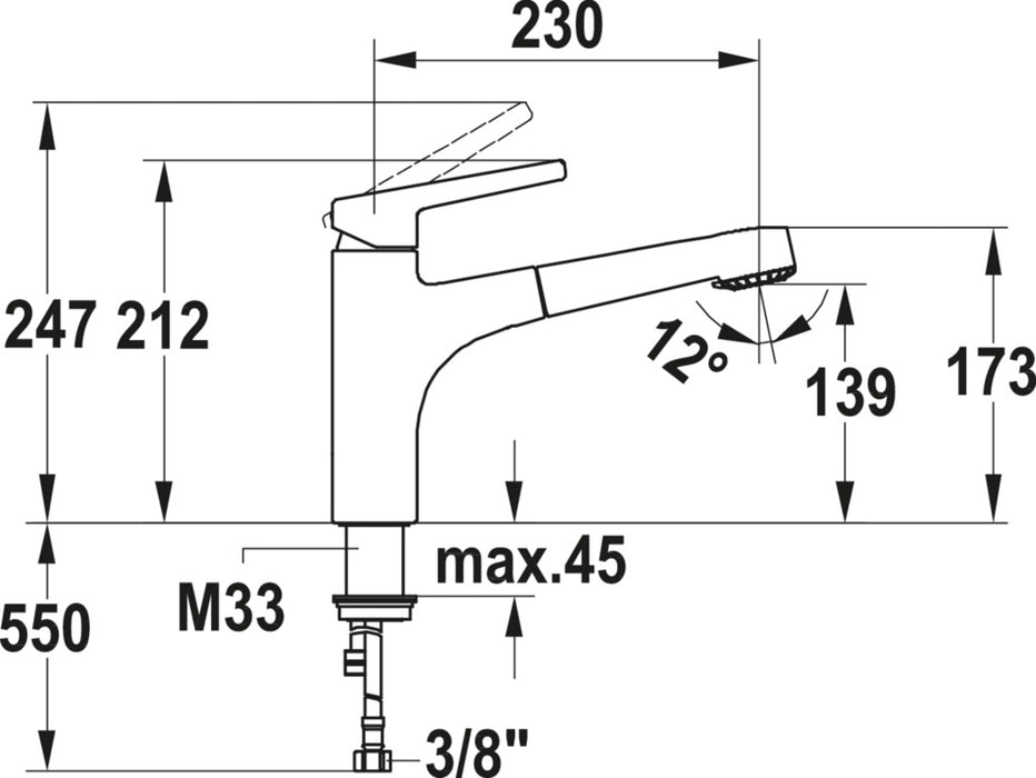 KWC | Suno 2 | Einhebelmischer | chrom | Hochdruck