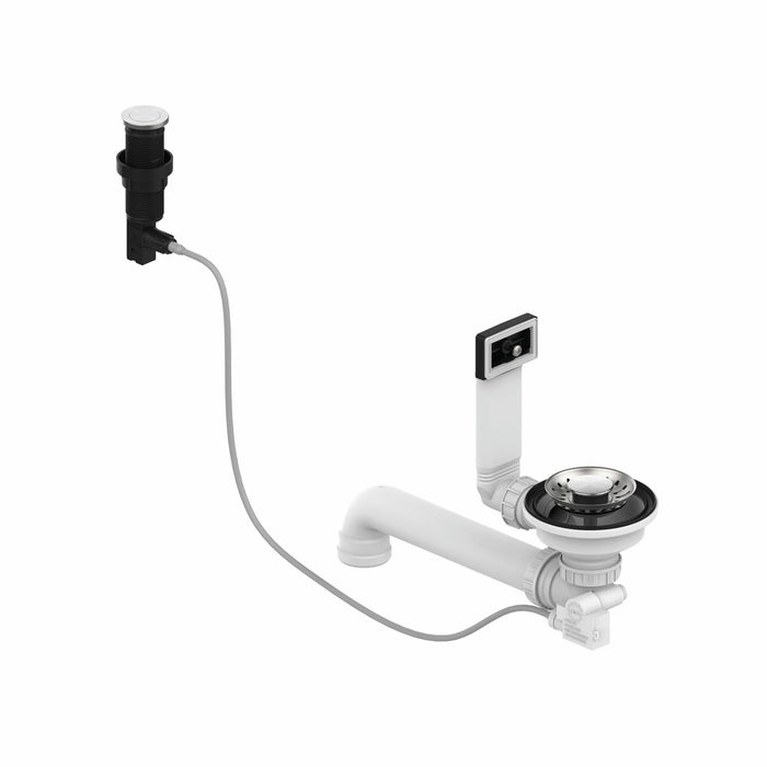 Naber | Druckknopfexzentergarnitur, Edelstahl, Bohr-Ø 35 mm