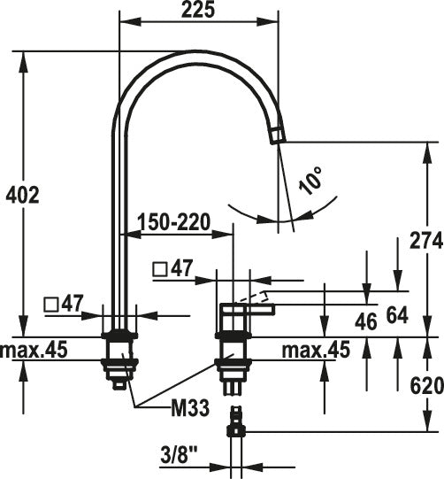 KWC | Era 2 | Einhebelmischer | Edelstahl